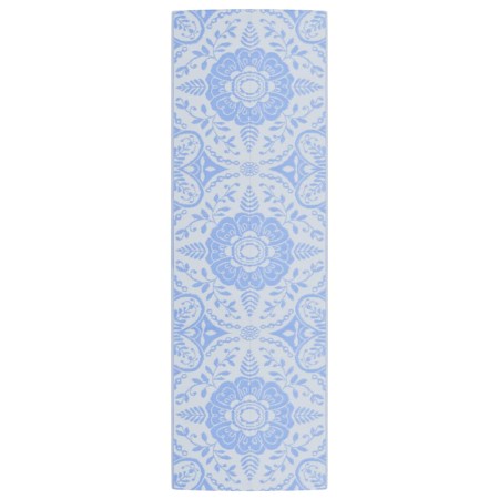 vidaXL Outdoor-Teppich Babyblau 80x250 cm PP