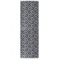 vidaXL Outdoor-Teppich Weiß und Schwarz 80x250 cm PP vidaXL Outdoor-Teppich Weiß und Schwarz 80x250 cm PP