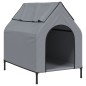 vidaXL Hundehütte Anthrazit Oxford-Gewebe und Stahl vidaXL Hundehütte Anthrazit Oxford-Gewebe und Stahl