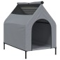 vidaXL Hundehütte Anthrazit Oxford-Gewebe und Stahl vidaXL Hundehütte Anthrazit Oxford-Gewebe und Stahl