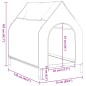 vidaXL Hundehütte Anthrazit Oxford-Gewebe und Stahl vidaXL Hundehütte Anthrazit Oxford-Gewebe und Stahl