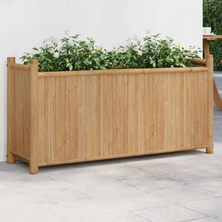 vidaXL Pflanzkübel 100x30x50 cm Bambus
