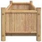 vidaXL Pflanzkübel 100x30x25 cm Bambus