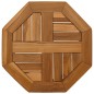 vidaXL Tischplatte 40x40x2,5 cm Achteckig Massivholz Teak vidaXL Tischplatte 40x40x2,5 cm Achteckig Massivholz Teak