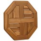 vidaXL Tischplatte 40x40x2,5 cm Achteckig Massivholz Teak vidaXL Tischplatte 40x40x2,5 cm Achteckig Massivholz Teak