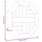 vidaXL Tischplatte 40x40x2,5 cm Achteckig Massivholz Teak vidaXL Tischplatte 40x40x2,5 cm Achteckig Massivholz Teak