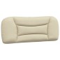 vidaXL Bett mit Matratze Creme 100x200 cm Stoff vidaXL Bett mit Matratze Creme 100x200 cm Stoff