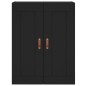 vidaXL Highboard Schwarz 69,5x34x180 cm Holzwerkstoff vidaXL Highboard Schwarz 69,5x34x180 cm Holzwerkstoff