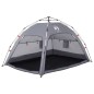 vidaXL Strandzelt 2 Personen Grau Quick Release Wasserdicht vidaXL Strandzelt 2 Personen Grau Quick Release Wasserdicht