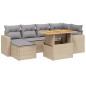 vidaXL 11-tlg. Garten-Sofagarnitur mit Kissen Grau Poly Rattan vidaXL 11-tlg. Garten-Sofagarnitur mit Kissen Grau Poly Rattan