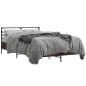 vidaXL Bettgestell Braun Eichen-Optik 120x200 cm Holzwerkstoff Metall vidaXL Bettgestell Braun Eichen-Optik 120x200 cm Holzwerkstoff Metall