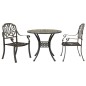 vidaXL 3-tlg. Bistro-Set Bronzen Aluminiumguss vidaXL 3-tlg. Bistro-Set Bronzen Aluminiumguss