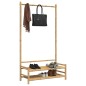 vidaXL Kleiderständer mit Ablagen 103x40x183 cm Bambus vidaXL Kleiderständer mit Ablagen 103x40x183 cm Bambus