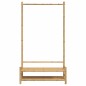 vidaXL Kleiderständer mit Ablagen 103x40x183 cm Bambus vidaXL Kleiderständer mit Ablagen 103x40x183 cm Bambus
