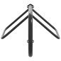 vidaXL Sattelhalter Wandmontage Schwarz Eisen vidaXL Sattelhalter Wandmontage Schwarz Eisen