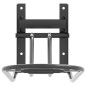 vidaXL Sattelhalter Klappbar Wandmontage Schwarz Eisen vidaXL Sattelhalter Klappbar Wandmontage Schwarz Eisen
