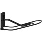 vidaXL Sattelhalter Klappbar Wandmontage Schwarz Eisen vidaXL Sattelhalter Klappbar Wandmontage Schwarz Eisen