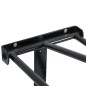 vidaXL Sattelhalter Klappbar Wandmontage Schwarz Eisen vidaXL Sattelhalter Klappbar Wandmontage Schwarz Eisen