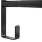 vidaXL Satteldeckenhalter Schwarz Eisen vidaXL Satteldeckenhalter Schwarz Eisen