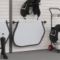 vidaXL Satteldeckenhalter Schwarz Eisen vidaXL Satteldeckenhalter Schwarz Eisen