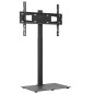 vidaXL TV-Eckständer mit 1 Ablage für 32-65 Zoll Schwarz vidaXL TV-Eckständer mit 1 Ablage für 32-65 Zoll Schwarz