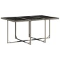 vidaXL 7-tlg. Garten-Essgruppe mit Kissen Grau Poly Rattan vidaXL 7-tlg. Garten-Essgruppe mit Kissen Grau Poly Rattan