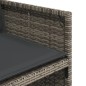 vidaXL 13-tlg. Garten-Essgruppe mit Kissen Grau Poly Rattan vidaXL 13-tlg. Garten-Essgruppe mit Kissen Grau Poly Rattan