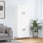 Highboard Weiß 69,5x34x180 cm Holzwerkstoff Highboard Weiß 69,5x34x180 cm Holzwerkstoff