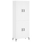Highboard Weiß 69,5x34x180 cm Holzwerkstoff Highboard Weiß 69,5x34x180 cm Holzwerkstoff
