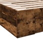 vidaXL Bettgestell mit Schublade Räuchereiche 90x190 cm Holzwerkstoff vidaXL Bettgestell mit Schublade Räuchereiche 90x190 cm Holzwerkstoff