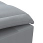 vidaXL Massage-Chaiselongue mit Nackenrolle Hellgrau Stoff vidaXL Massage-Chaiselongue mit Nackenrolle Hellgrau Stoff