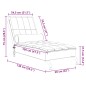 vidaXL Massage-Chaiselongue mit Nackenrolle Hellgrau Stoff vidaXL Massage-Chaiselongue mit Nackenrolle Hellgrau Stoff