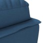 vidaXL Chaiselongue mit Kissen Blau Stoff vidaXL Chaiselongue mit Kissen Blau Stoff
