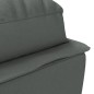 vidaXL Massage-Chaiselongue mit Kissen Dunkelgrau Stoff vidaXL Massage-Chaiselongue mit Kissen Dunkelgrau Stoff
