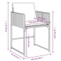 vidaXL 5-tlg. Garten-Essgruppe mit Kissen Schwarz Poly Rattan vidaXL 5-tlg. Garten-Essgruppe mit Kissen Schwarz Poly Rattan