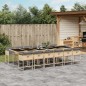 vidaXL 13-tlg. Garten-Essgruppe mit Kissen Beigemischung Poly Rattan vidaXL 13-tlg. Garten-Essgruppe mit Kissen Beigemischung Poly Rattan