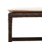 vidaXL 11-tlg. Garten-Essgruppe mit Kissen Braun Poly Rattan vidaXL 11-tlg. Garten-Essgruppe mit Kissen Braun Poly Rattan