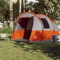 vidaXL Tunnelzelt 4 Personen Grau und Orange Wasserdicht vidaXL Tunnelzelt 4 Personen Grau und Orange Wasserdicht