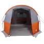 vidaXL Tunnelzelt 4 Personen Grau und Orange Wasserdicht vidaXL Tunnelzelt 4 Personen Grau und Orange Wasserdicht