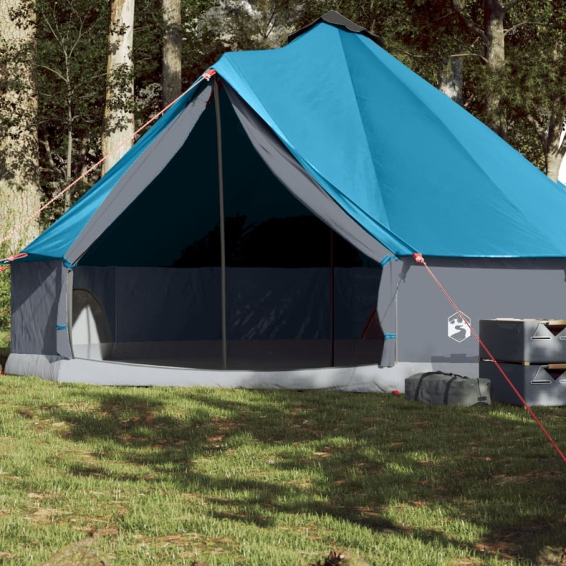 vidaXL Tipi-Familienzelt 8 Personen Blau Wasserdicht vidaXL Tipi-Familienzelt 8 Personen Blau Wasserdicht
