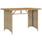 vidaXL 2-tlg. Garten-Essgruppe mit Kissen Beige Poly Rattan vidaXL 2-tlg. Garten-Essgruppe mit Kissen Beige Poly Rattan