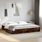 vidaXL Bettgestell mit Schubladen Räuchereiche 180x200cm Holzwerkstoff vidaXL Bettgestell mit Schubladen Räuchereiche 180x200cm Holzwerkstoff