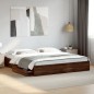 vidaXL Bettgestell mit Schubladen Braun Eichen-Optik 180x200 cm vidaXL Bettgestell mit Schubladen Braun Eichen-Optik 180x200 cm