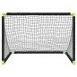 vidaXL Fußballtor für Kinder Klappbar Schwarz 90x64x64 cm vidaXL Fußballtor für Kinder Klappbar Schwarz 90x64x64 cm