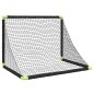 vidaXL Fußballtor für Kinder Klappbar Schwarz 90x64x64 cm vidaXL Fußballtor für Kinder Klappbar Schwarz 90x64x64 cm