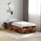 vidaXL Bettgestell Räuchereiche 100x200 cm Holzwerkstoff vidaXL Bettgestell Räuchereiche 100x200 cm Holzwerkstoff