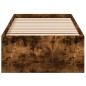 vidaXL Bettgestell Räuchereiche 100x200 cm Holzwerkstoff vidaXL Bettgestell Räuchereiche 100x200 cm Holzwerkstoff