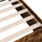 vidaXL Bettgestell Räuchereiche 100x200 cm Holzwerkstoff vidaXL Bettgestell Räuchereiche 100x200 cm Holzwerkstoff