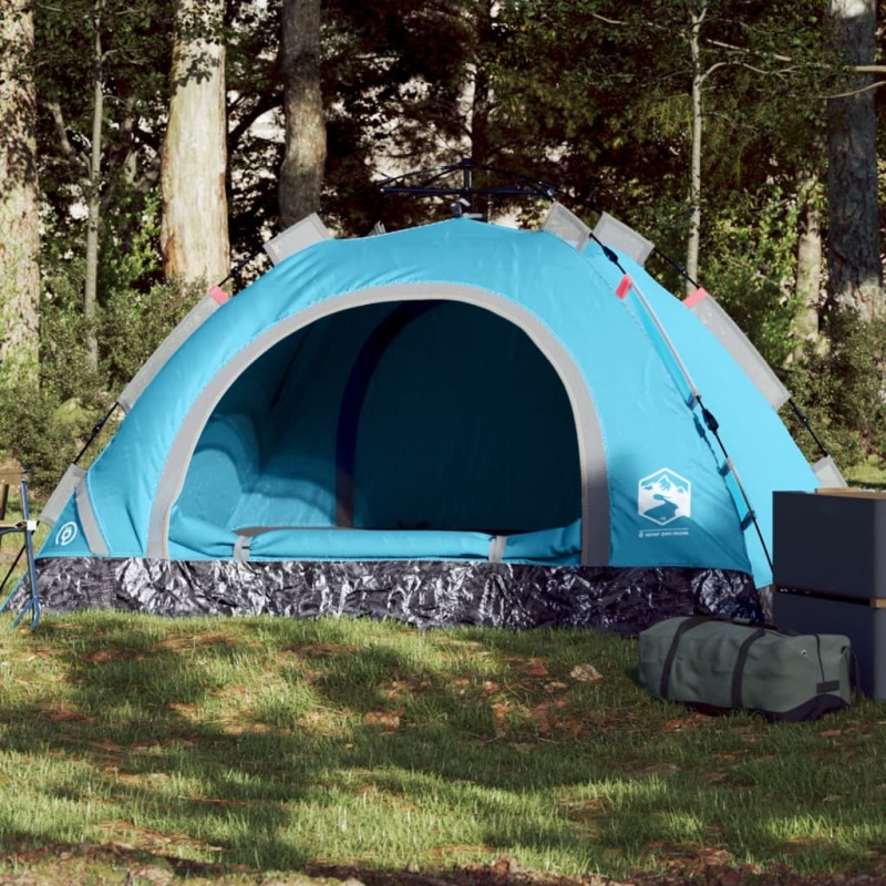 vidaXL Campingzelt 2 Personen Blau Quick Release vidaXL Campingzelt 2 Personen Blau Quick Release