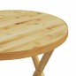 vidaXL Gartentisch Klappbar Ø55x75 cm Bambus vidaXL Gartentisch Klappbar Ø55x75 cm Bambus